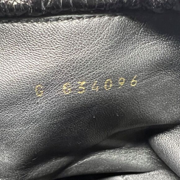 Chanel Black Quilted Patent Leather Drawstring Ankle Boots 40 - Picture 7 of 11